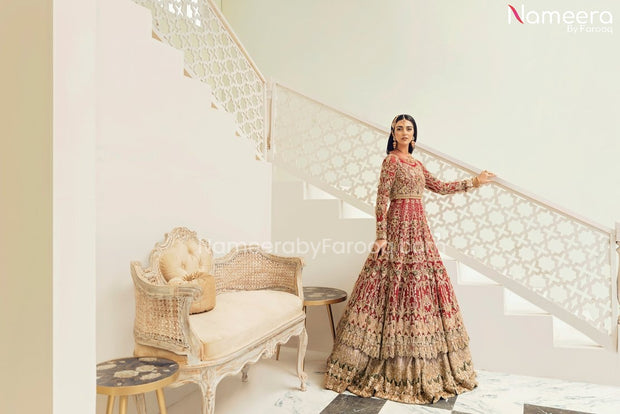 Red Bridal Dress Pakistani