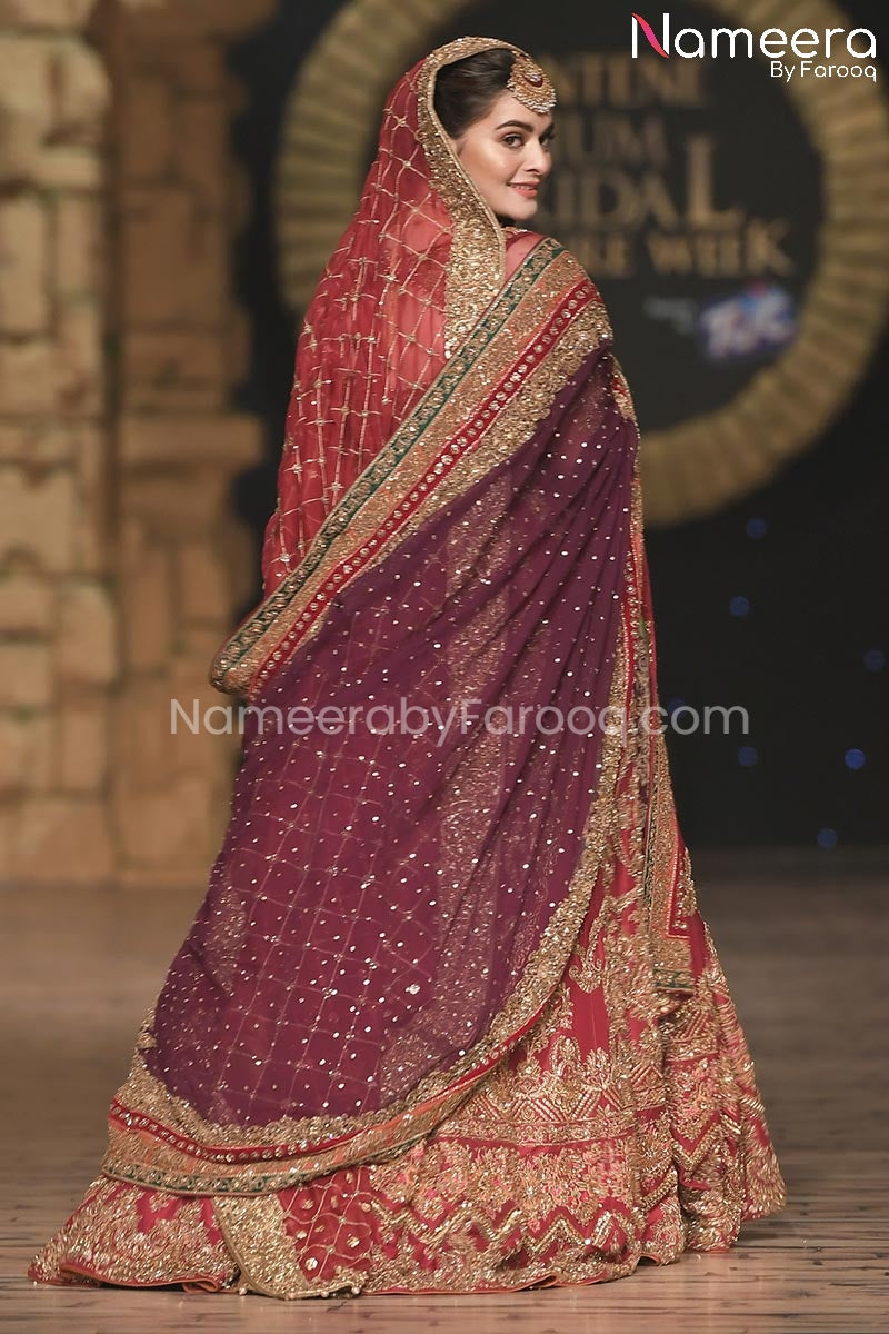 Red Bridal Dress Pakistani