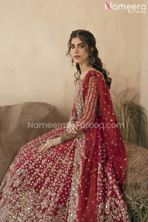 Red Bridal Dress Pakistani