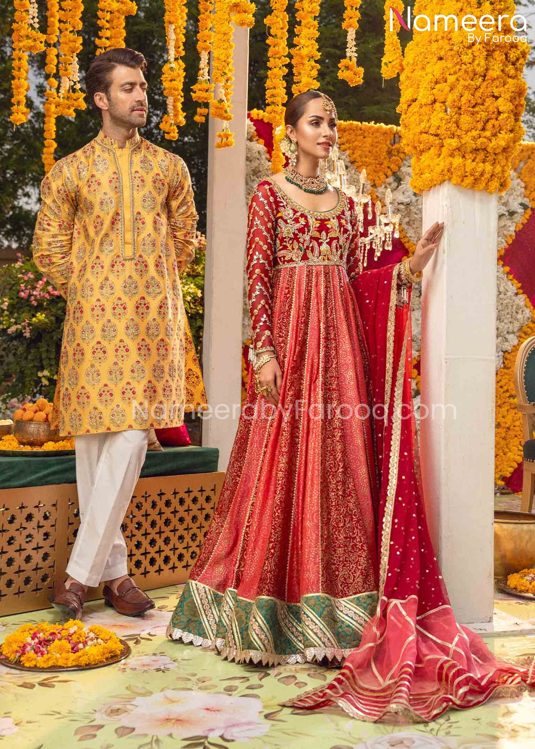 Red Bridal Dress Pakistani