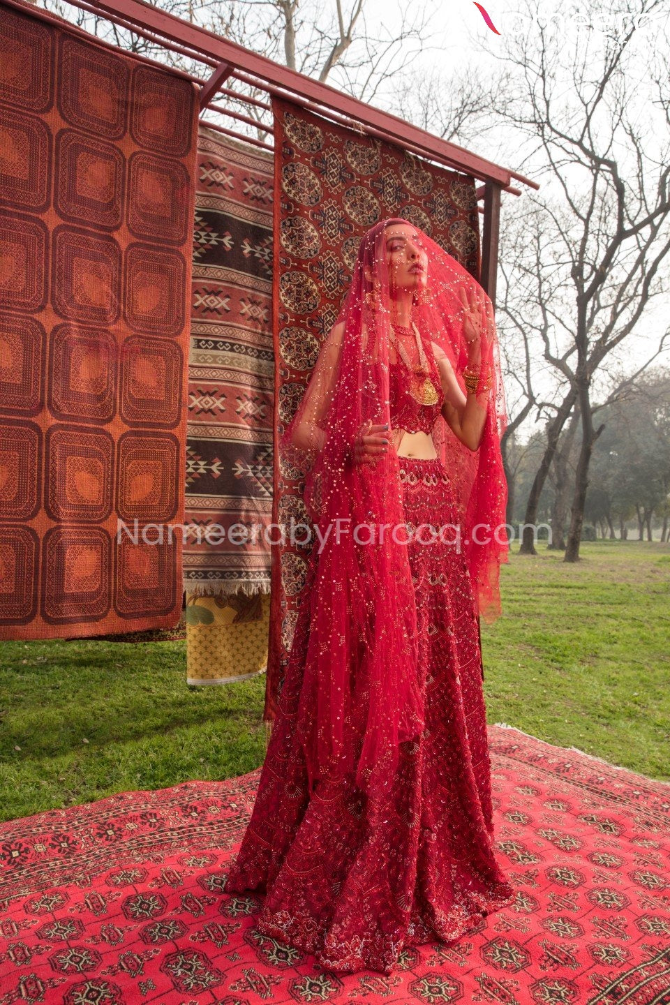 Red Bridal Dress Pakistani