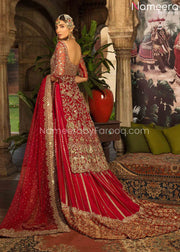 Red Bridal Dress Pakistani