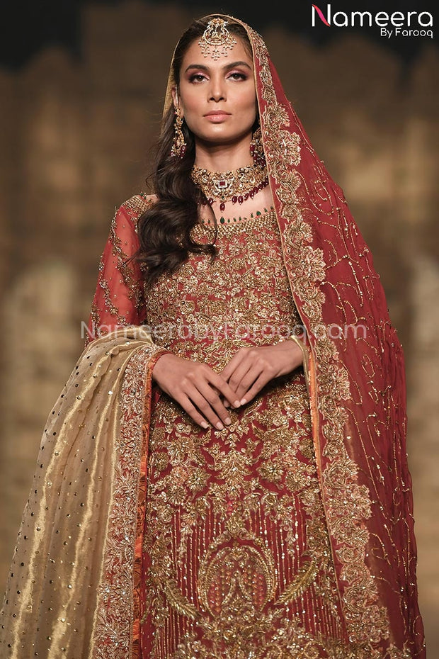 Red Bridal Dress Pakistani