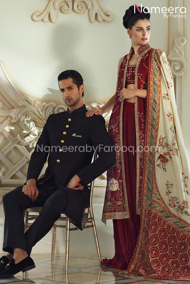 Red Bridal Dress Pakistani