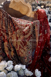 Red Bridal Dress Pakistani