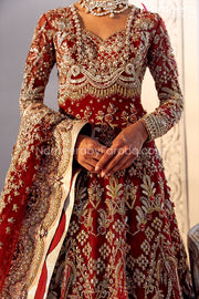 Red Bridal Dress Pakistani