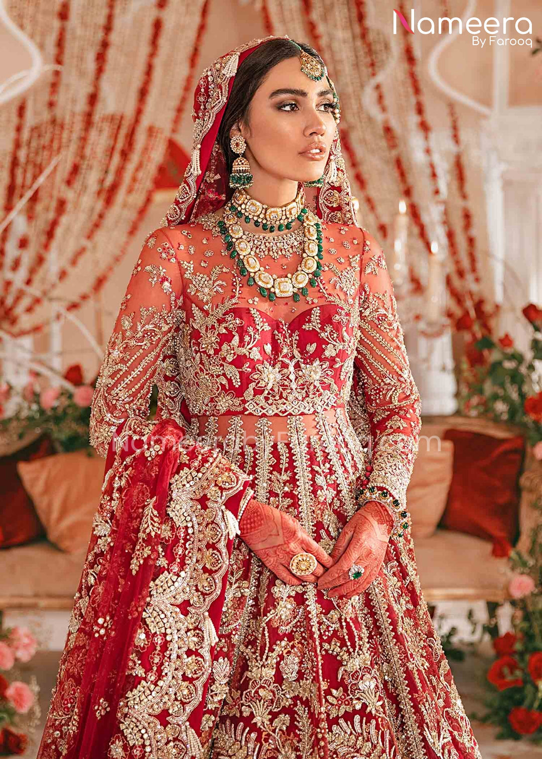 Red Bridal Dress