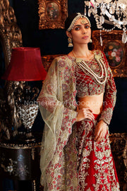 Red Bridal Lehenga Choli