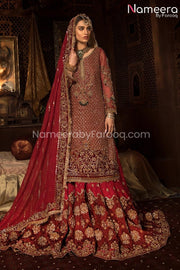 Red Bridal Lehenga Pakistani