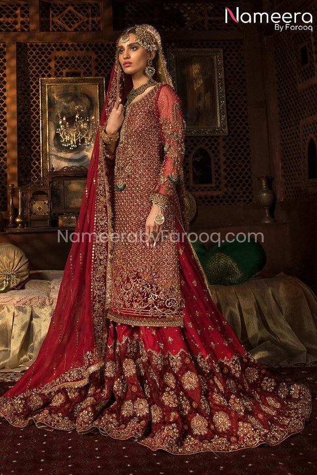Red Bridal Lehenga