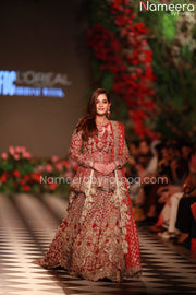 Red Bridal Lehenga