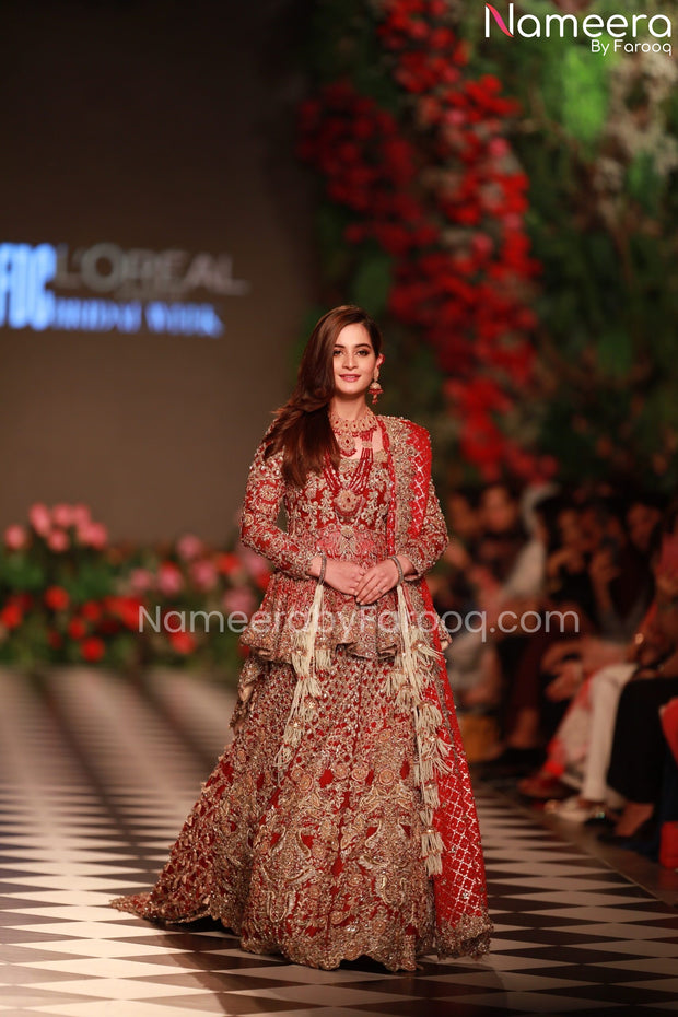 Red Bridal Lehenga