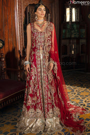 Red Bridal Lehenga