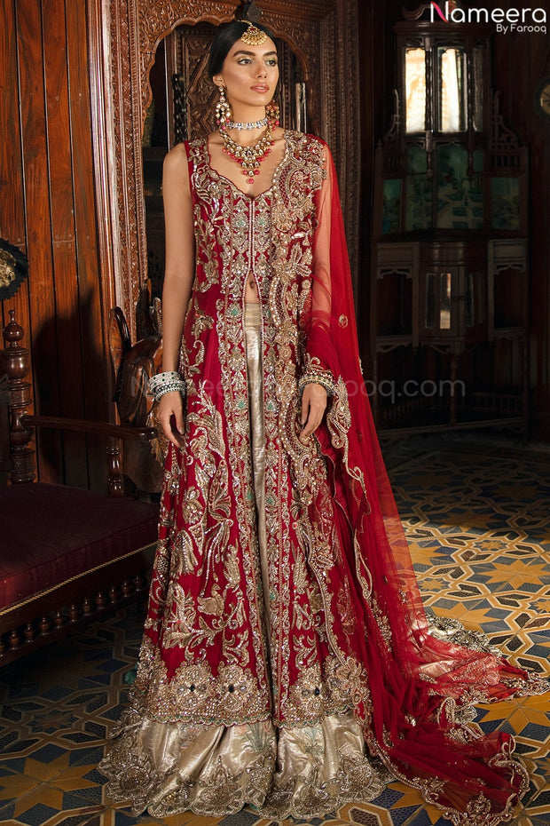 Red Bridal Lehenga