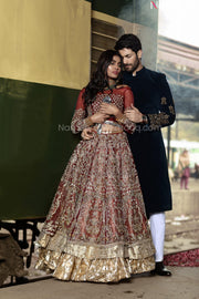 Red Bridal Lehnga
