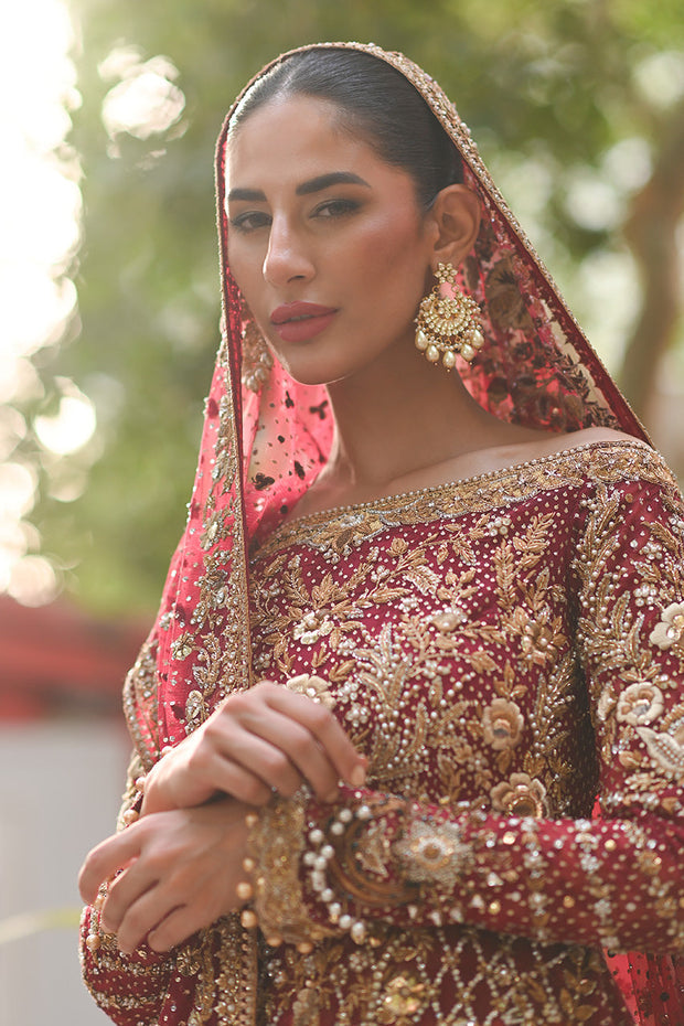 Red Frock Lehenga 