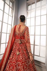 Red Gown Lehenga 