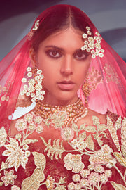Red Indian Bridal Lehenga Dress 