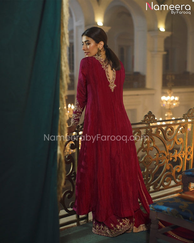 Red Kameez Design