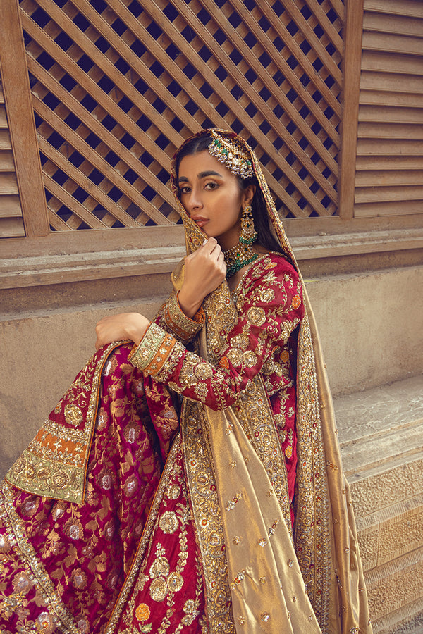 Red Kameez and Red Lehenga