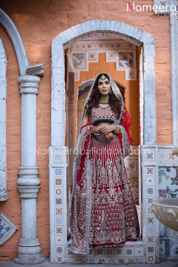 Red Lehenga Choli Bridal