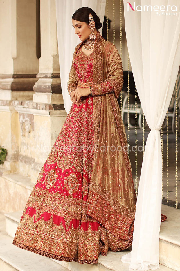 Red Lehenga Choli Bridal