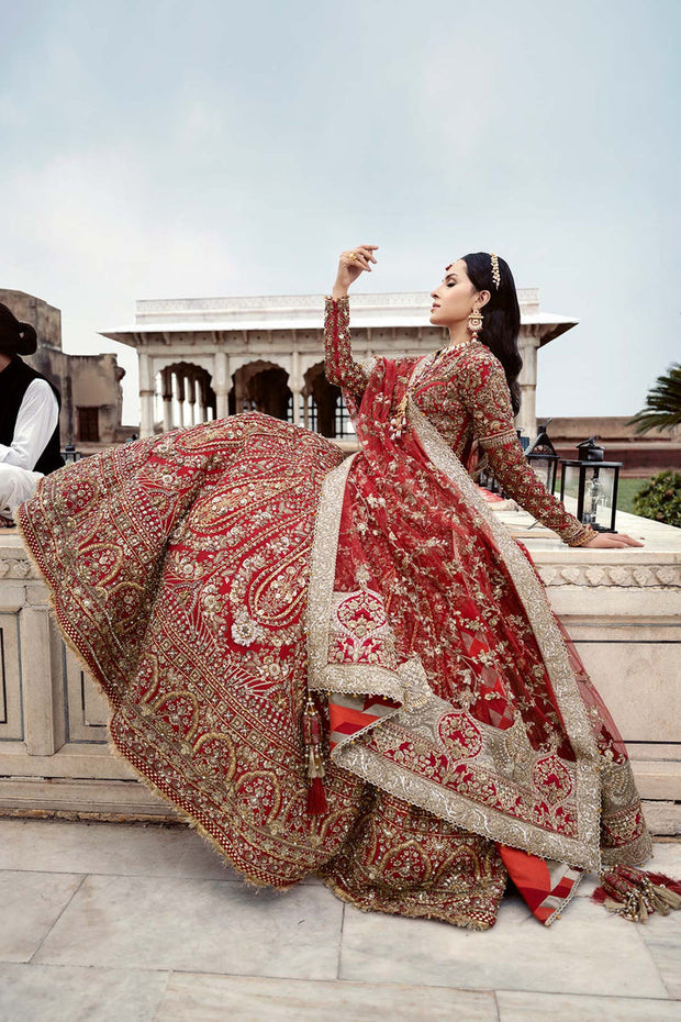 Red Lehenga Choli Bridal for Pakistani Bridal Wear 2023