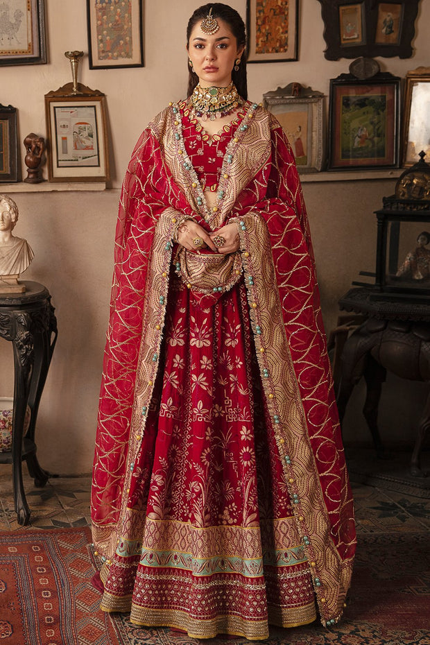 Red Lehenga Choli for Pakistani Wedding Party
