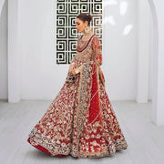 Red Lehenga Frock 