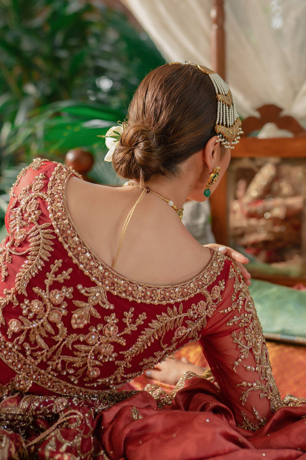 Red Lehenga Gown