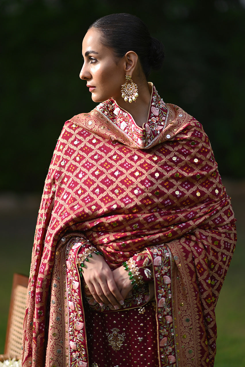 Red Long Kameez Salwar