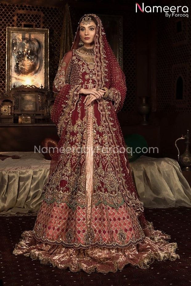 Red Pakistani Bridal Dress