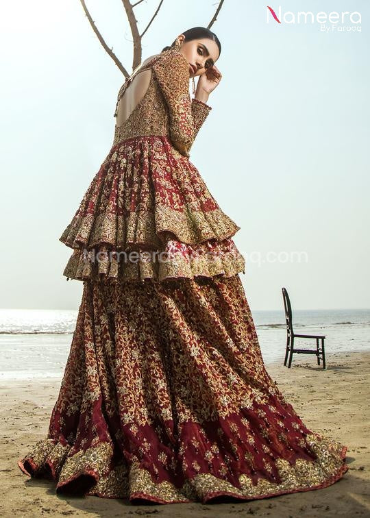 Red Pakistani Bridal Dress