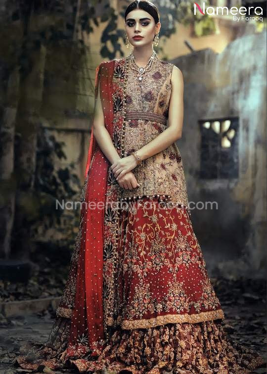 Red Pakistani Wedding Dress