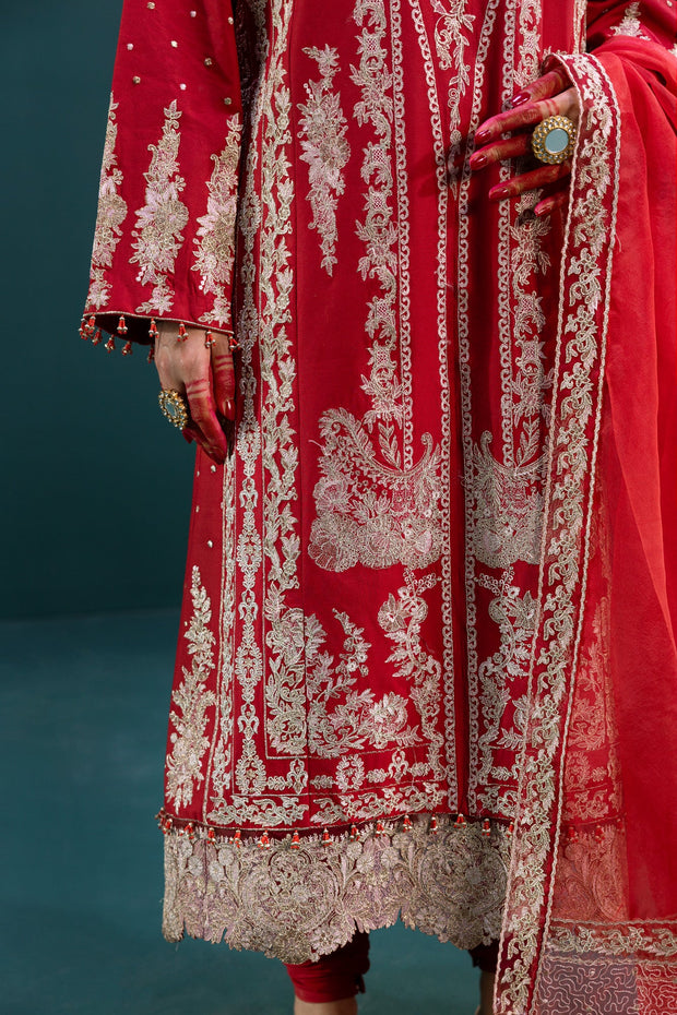 Red Salwar Kameez Pakistani Eid Dresses