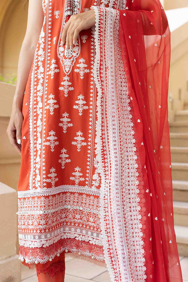 Red Salwar Kameez for Pakistani Eid Dress