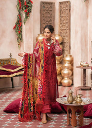 Red Shalwar Kameez 