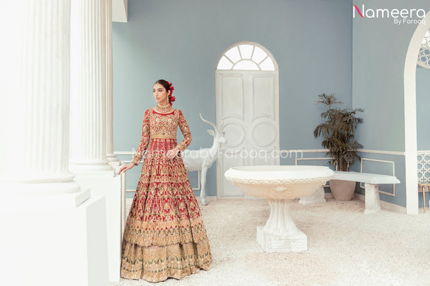 Red Wedding Dress Pakistani