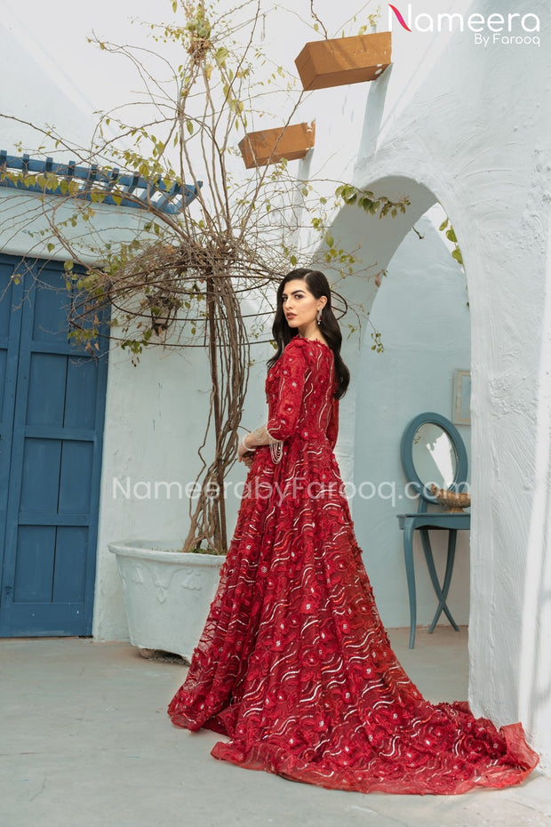 Red Wedding Dress Pakistani