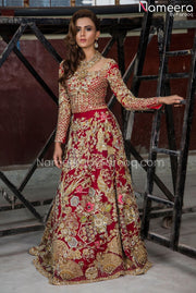 Red Wedding Lehenga