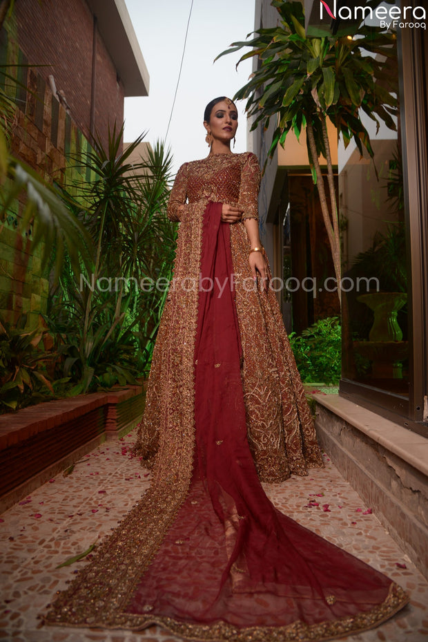 red color lehenga choli