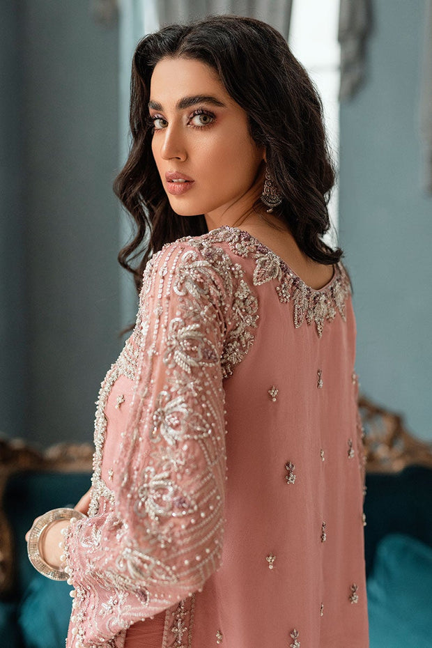 Rose Pink Dress Pakistani for Wedding Party Online 2022 Nameera