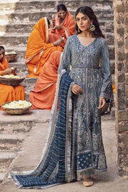 Royal Blue Dress Pakistani 