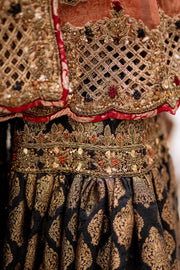 Royal Bridal Gharara with Angrakha Dress Pakistani
