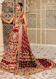 Royal Bridal Red Lehenga Kameez Dress Pakistani