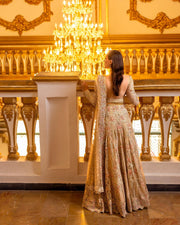 Royal Embellished Lehenga and Choli Pakistani Bridal Dress
