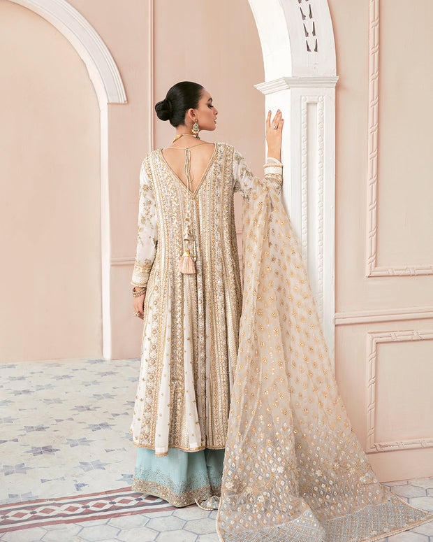 Royal Embellished Sharara Kameez Pakistani Wedding Dress