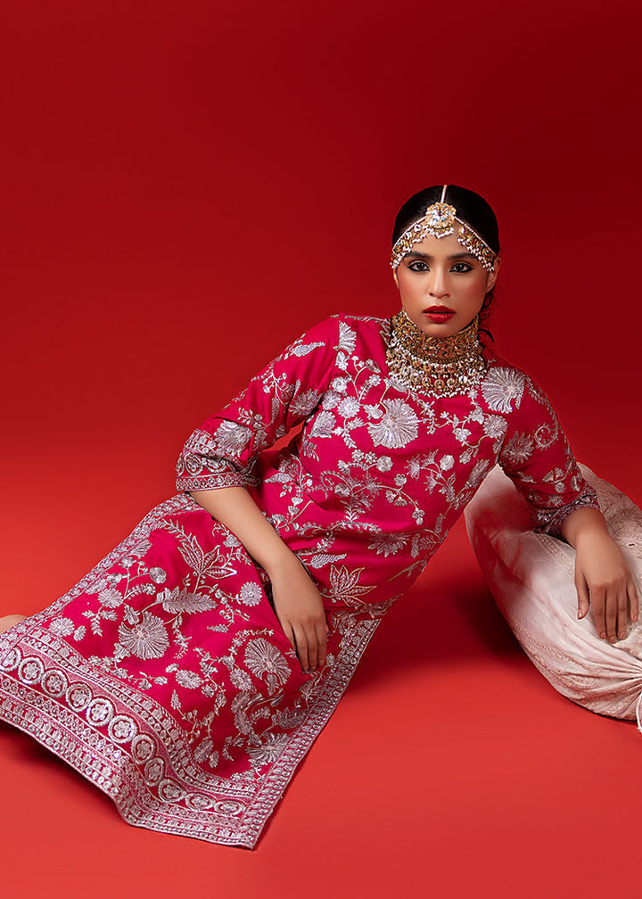 Royal Embroidered Kameez Trouser Pakistani Wedding Dress