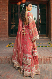Royal Embroidered Organza Sharara Kameez Pakistani Eid Dress
