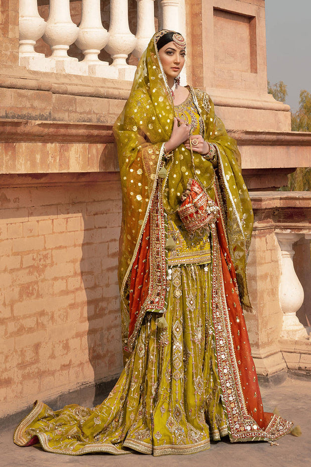 Royal Farshi Gharara Kameez Pakistani Bridal Dress